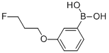 structure of CAS# 915402-01-6, 3-(3-Fluoropropyloxy)-Benzeneboronic Acid;Fs000794