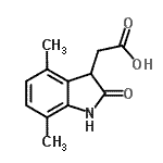 CAS#: 915919-65-2， (4,7-Dimethyl-2-oxo-2,3-dihydro-1H-indol-3-yl)acetic acid