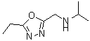 结构式 CAS# 915920-02-4, N-[(5-乙基-1,3,4-恶二唑-2-基)甲基]-2-丙胺