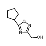 CAS#: 915920-03-5， (5-Cyclopentyl-1,2,4-oxadiazol-3-yl)methanol