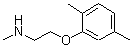 CAS#: 915920-66-0， 2-(2,5-Dimethylphenoxy)-N-methylethanamine