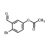 CAS#: 915920-73-9， 4-Bromo-3-formylphenyl acetate
