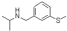 CAS#: 915921-11-8， N-[3-(Methylsulfanyl)benzyl]-2-propanamine