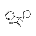 CAS 登录号：915921-61-8， 1-苯基螺[2.4]庚烷-1-羧酸