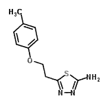 CAS#: 915921-66-3， 5-[2-(4-Methylphenoxy)ethyl]-1,3,4-thiadiazol-2-amine