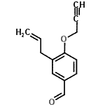 CAS#: 915922-32-6， 3-Allyl-4-(2-propyn-1-yloxy)benzaldehyde