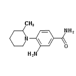 CAS#: 915922-42-8， 3-Amino-4-(2-methyl-1-piperidinyl)benzamide