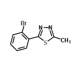 CAS#: 915923-21-6， 2-(2-Bromophenyl)-5-methyl-1,3,4-thiadiazole