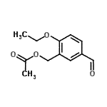 CAS#: 915923-52-3， 2-Ethoxy-5-formylbenzyl acetate