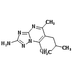CAS#: 915924-07-1， 2-Amino-6-isobutyl-5-methyl[1,2,4]triazolo[1,5-a]pyrimidin-7-ol