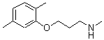 CAS#: 915924-19-5， 3-(2,5-Dimethylphenoxy)-N-methyl-1-propanamine