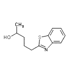 CAS#: 91640-15-2， 5-(1,3-Benzothiazol-2-yl)-2-pentanol