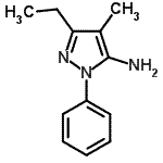 CAS#: 91642-97-6， 3-Ethyl-4-methyl-1-phenyl-1H-pyrazol-5-amine