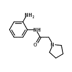 CAS#: 91646-50-3， N-(2-Aminophenyl)-2-(1-pyrrolidinyl)acetamide