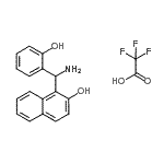 CAS#: 916825-05-3， 1-[Amino(2-hydroxyphenyl)methyl]-2-naphthol trifluoroacetate (1:1)