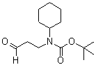 structure of CAS# 917021-59-1, N-Cyclohexyl-N-(3-Oxopropyl)-Carbamicacid 1,1-Dimethylethyl Ester;Cyclohexyl-(3-Oxo-Propyl)-Carbamic Acid Tert-Butyl Ester;N-BOC-3-CYCLOHEXYLAMINO-PROPIONALDEHYDE