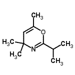 CAS#: 91716-74-4， 2-Isopropyl-4,4,6-trimethyl-4H-1,3-oxazine