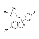 CAS#: 917482-45-2， 1-[3-(Dimethylnitroryl)propyl]-1-(4-fluorophenyl)-1,3-dihydro-2-benzofuran-5-carbonitrile