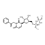 CAS#: 917567-60-3， [[[(2R,3S,4R,5R)-5-(2,4-dioxo-3-phenacyl-pyrimidin-1-yl)-3,4-dihydroxy-tetrahydrofuran-2-yl]methoxy-sodiooxy-phosphoryl]oxy-hydroxy-phosphoryl]oxysodium