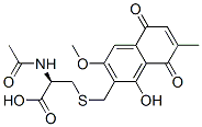 CAS#: 91776-42-0， N-Acetyl-S-[(5,8-Dihydro-1-Hydroxy-3-Methoxy-7-Methyl-5,8-Dioxonaphthalen-2-Yl)Methyl]-L-Cysteine