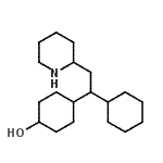 CAS#: 917877-73-7， 4-[1-Cyclohexyl-2-(2-piperidinyl)ethyl]cyclohexanol