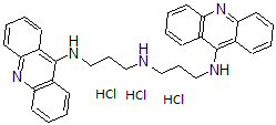 CAS#: 91790-15-7， Bis[3-(acridin-9-ylamino)propyl]amine trihydrochloride