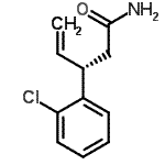 CAS#: 918149-70-9， (3S)-3-(2-Chlorophenyl)-4-pentenamide