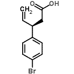 CAS 登录号：918149-79-8， (3R)-3-(4-溴苯基)-4-戊烯酸