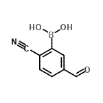 CAS#: 918413-80-6， (2-Cyano-5-formylphenyl)boronic acid