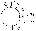 CAS#: 91870-41-6， Cyclo(Prolylphenylalanyl-epsilon-Aminocaproyl)