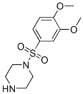 structure of CAS# 91908-88-2, 1-[(3,4-Dimethoxyphenyl)Sulfonyl]Piperazine;Zinc04205133