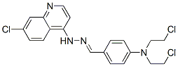 CAS#: 91919-60-7， N-[[4-[Bis(2-Chloroethyl)Amino]Phenyl]Methylideneamino]-7-Chloro-Quinolin-4-Amine