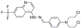 CAS#: 91919-63-0， N-[[4-[Bis(2-Chloroethyl)Amino]Phenyl]Methylideneamino]-7-(Trifluoromethyl)Quinolin-4-Amine