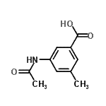 CAS#: 91950-09-3， 3-acetamido-5-methyl-benzoic acid