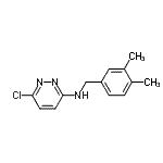 CAS#: 919522-42-2， 6-chloro-N-[(3,4-dimethylphenyl)methyl]pyridazin-3-amine