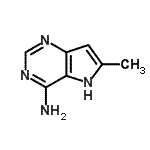 CAS#: 91982-44-4， 6-Methyl-5H-pyrrolo[3,2-d]pyrimidin-4-amine