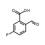 structure of CAS# 920481-01-2, 5-Fluoro-2-formylbenzoic acid;5-Fluoro-2-formyl-benzoic acid