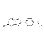 CAS#: 92161-46-1， 5-Chloro-2-(4-methoxyphenyl)-1,3-benzothiazole