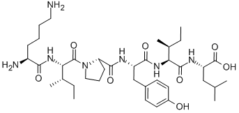 结构式 CAS# 92169-45-4, 神经调节肽 N (猪脊髓)