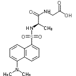 CAS 登录号：92175-75-2， N-{[5-(二甲基氨基)-1-萘基]磺酰基}-D-丙氨酰甘氨酸