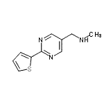 CAS#: 921939-14-2， N-Methyl-1-[2-(2-thienyl)-5-pyrimidinyl]methanamine