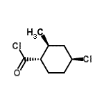 CAS#: 92284-43-0， (1S,2S,4S)-4-Chloro-2-methylcyclohexanecarbonyl chloride
