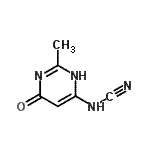 CAS#: 92379-58-3， (2-Methyl-6-oxo-1,6-dihydro-4-pyrimidinyl)cyanamide