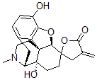 CAS#: 92398-22-6， 4,5-Epoxy-3,6,14-Trihydroxy-6-(2-Carboxyallyl)-17-Methylmorphinan gamma-Lactone