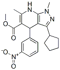 CAS#: 92406-14-9， Methyl 3-Cyclopentyl-4,7-Dihydro-1,6-Dimethyl-4-(3-Nitrophenyl)Pyrazolo(3,4-B)Pyridine-5-Carboxylate