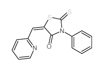 CAS#: 92427-59-3， 3-Phenyl-5-(Pyridin-2-Ylmethylidene)-2-Sulfanylidene-Thiazolidin-4-One