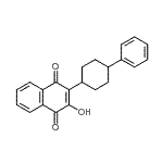 CAS#: 92458-44-1， 2-Hydroxy-3-(4-phenylcyclohexyl)-1,4-naphthoquinone