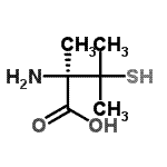 CAS#: 92462-77-6， (2R)-2-amino-2,3-dimethyl-3-sulfanyl-butanoic acid
