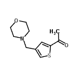 CAS#: 924852-23-3， 1-[4-(4-Morpholinylmethyl)-2-thienyl]ethanone