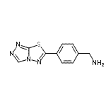 CAS#: 925148-45-4， 1-[4-([1,2,4]Triazolo[3,4-b][1,3,4]thiadiazol-6-yl)phenyl]methanamine